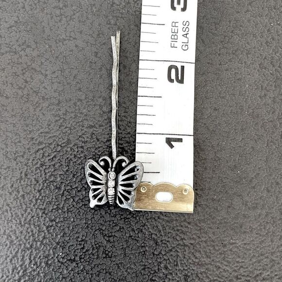 Vintage! Single Metal, Embellished, Butterfly Hair Clip. From the Mid-1990s. - Picture 2 of 3